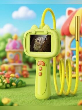 Rechargeable Kids Borescope Snake Camera Toy with Light: STEM Science